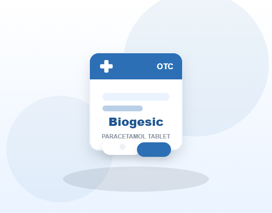 Biogesic 500 mg (Paracetamol)