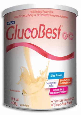Unilab GlucoBest (GlucoBest GC Adult Nutritional Powder Drink Vanilla flavor 400g)