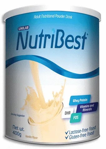 Unilab NutriBest (NutriBest Adult Nutritional Powder Drink Vanilla flavor 400g)