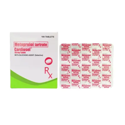 Cardiosel (Metoprolol tartrate 50mg)