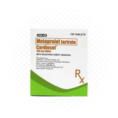 Cardiosel (Metoprolol tartrate 100mg)